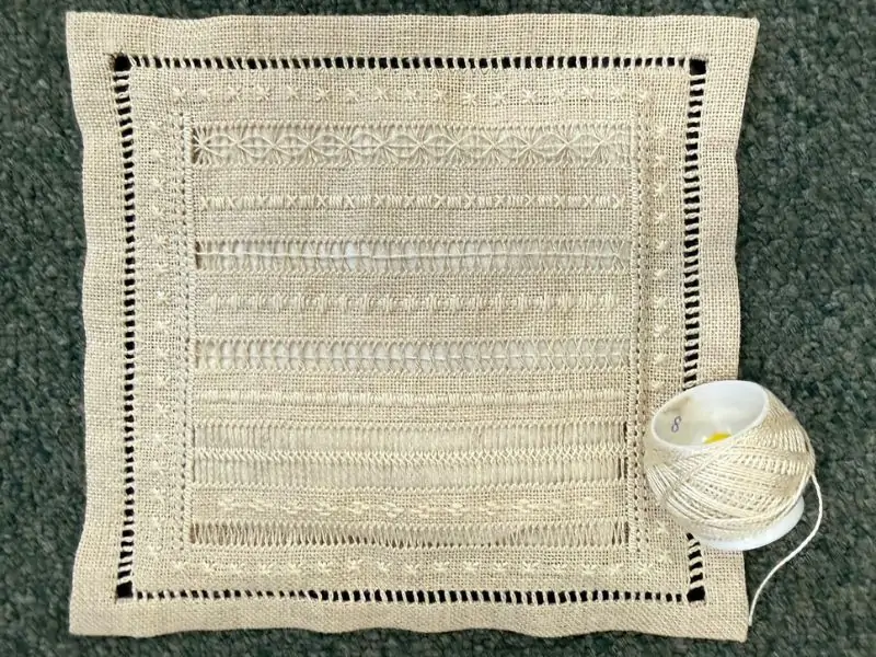 Drawn Thread Lavender Sachet