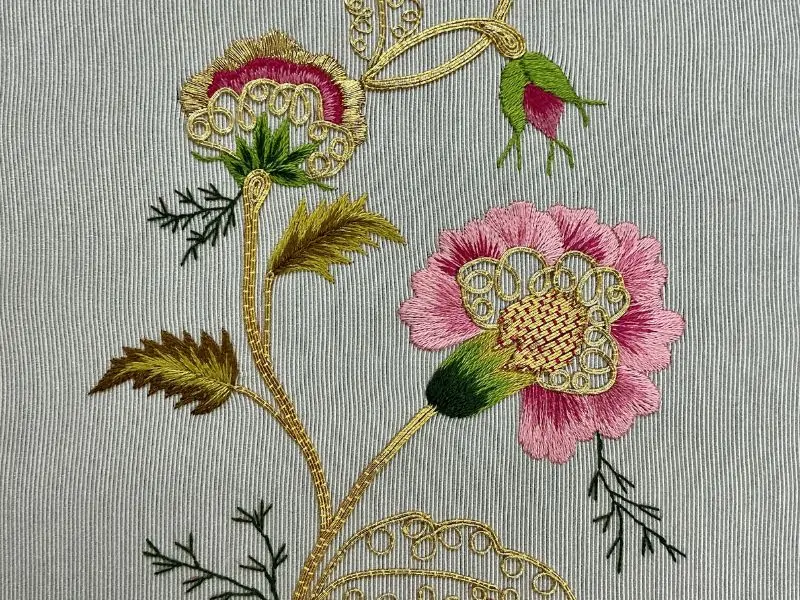 Elizabethan Fragment in Silk and Gold