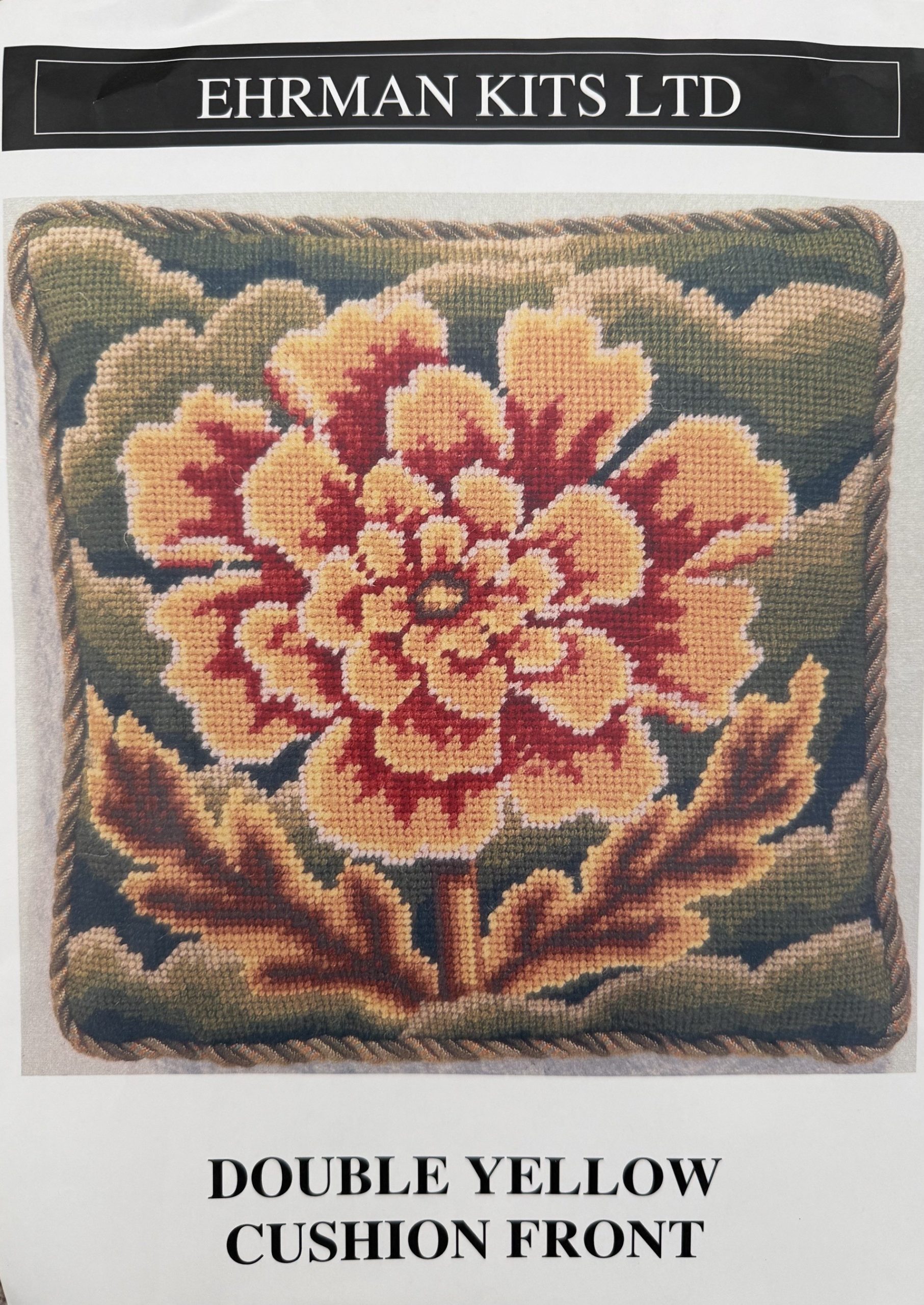 Double Yellow Cushion Tapestry Kit