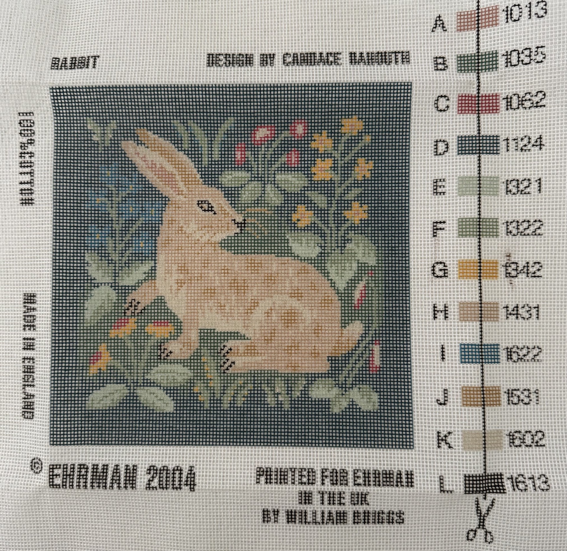 Mini Rabbit Tapestry Kit - Image 2
