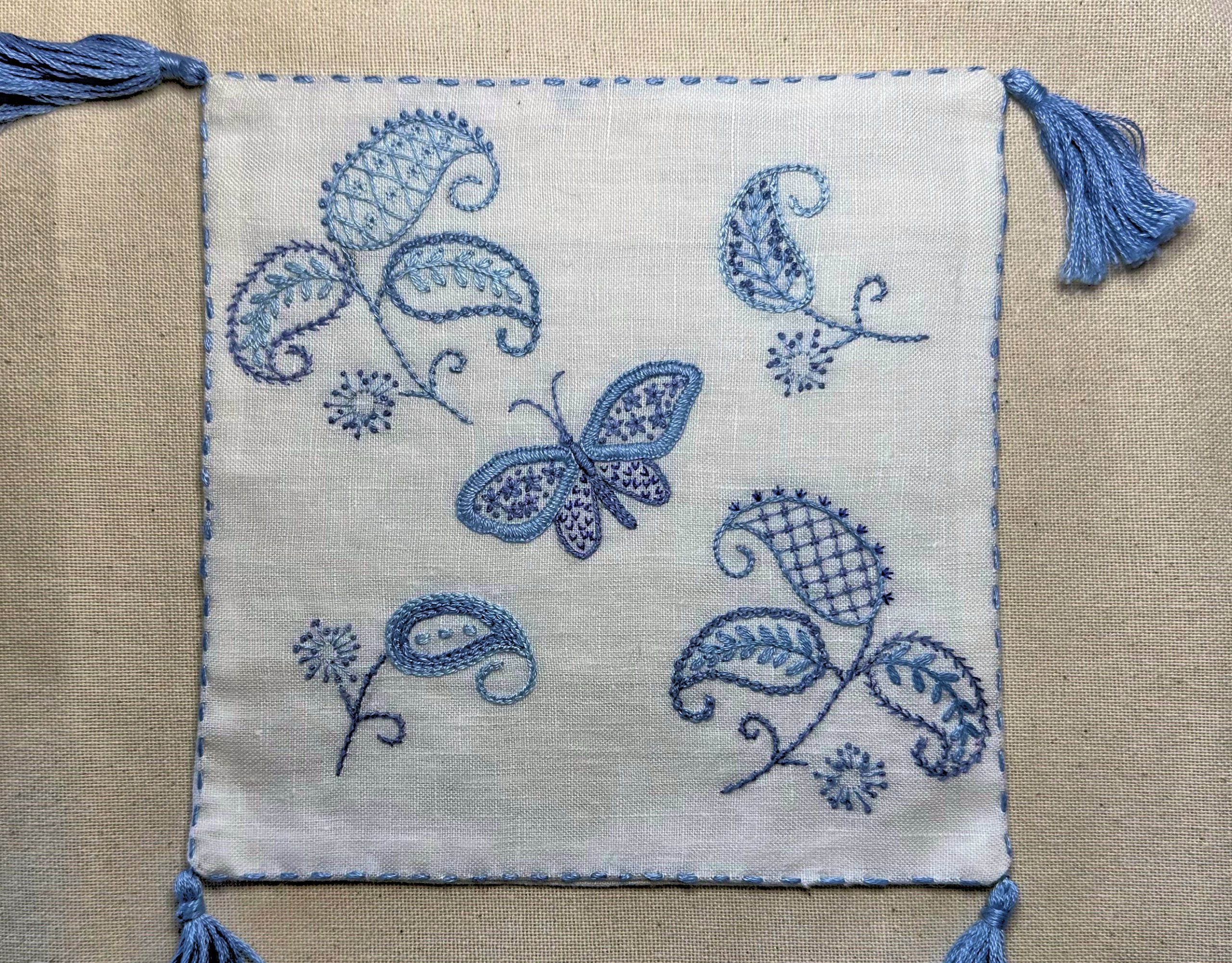 Butterfly Blues Sachet